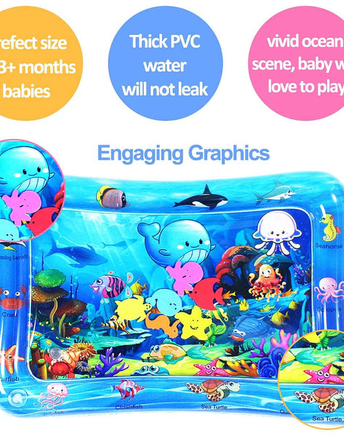 Load image into Gallery viewer, Water Play Mat for Babies Inflatable Tummy Time Water Play Mat
