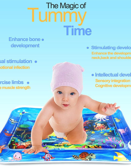 Load image into Gallery viewer, Water Play Mat for Babies Inflatable Tummy Time Water Play Mat
