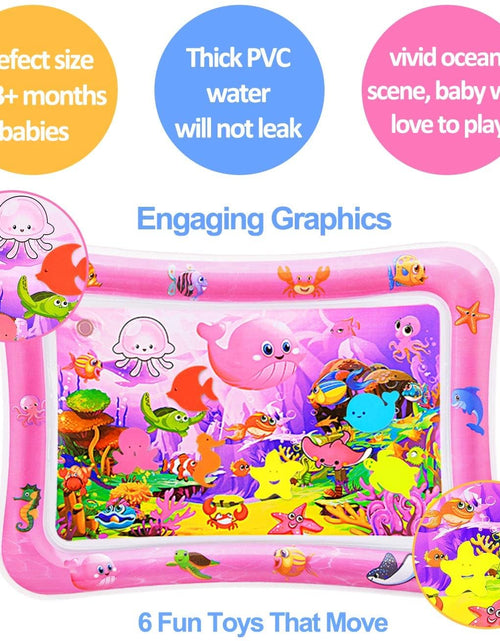 Load image into Gallery viewer, Water Play Mat for Babies Inflatable Tummy Time Water Play Mat
