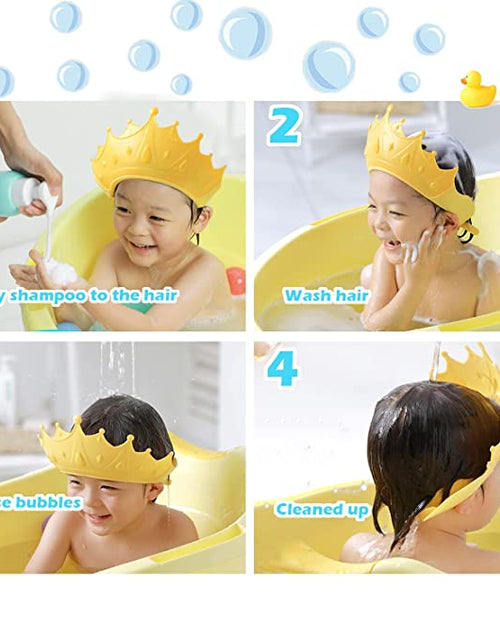 Load image into Gallery viewer, Baby Shower Cap Waterproof Shampoo Hat
