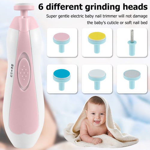 Load image into Gallery viewer, Baby Nail Clippers Safe Electric Baby Nail Trimmer
