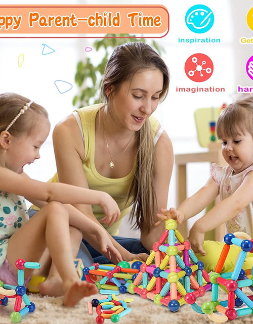 Load image into Gallery viewer, Magic Construction Set Magnetic Balls Stick Building Blocks
