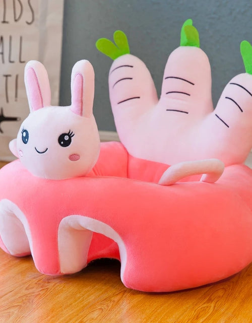 Load image into Gallery viewer, Baby Supportive Cute Plush Sofa Cover Learning to Sit Without Filling Cover Only
