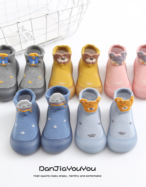 Load image into Gallery viewer, Soft Sole Non-Slip Thick Fleece Thermal Toddler Shoes
