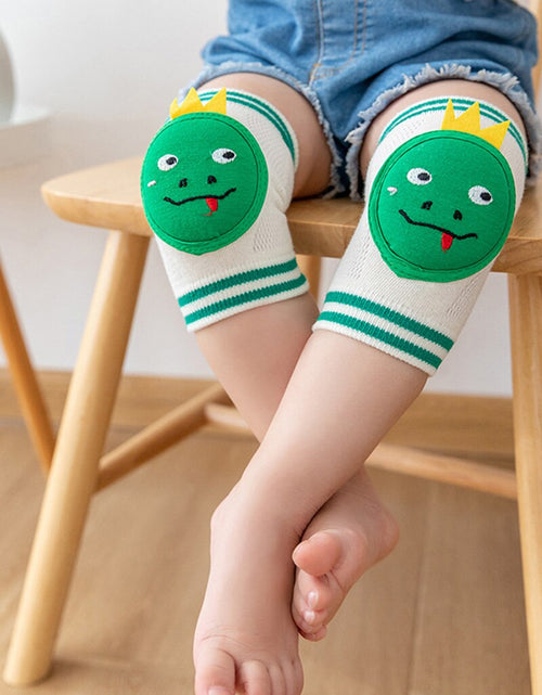 Load image into Gallery viewer, Padded Animal Face Baby Knee Pad Kids Safety Crawling Elbow Cushion
