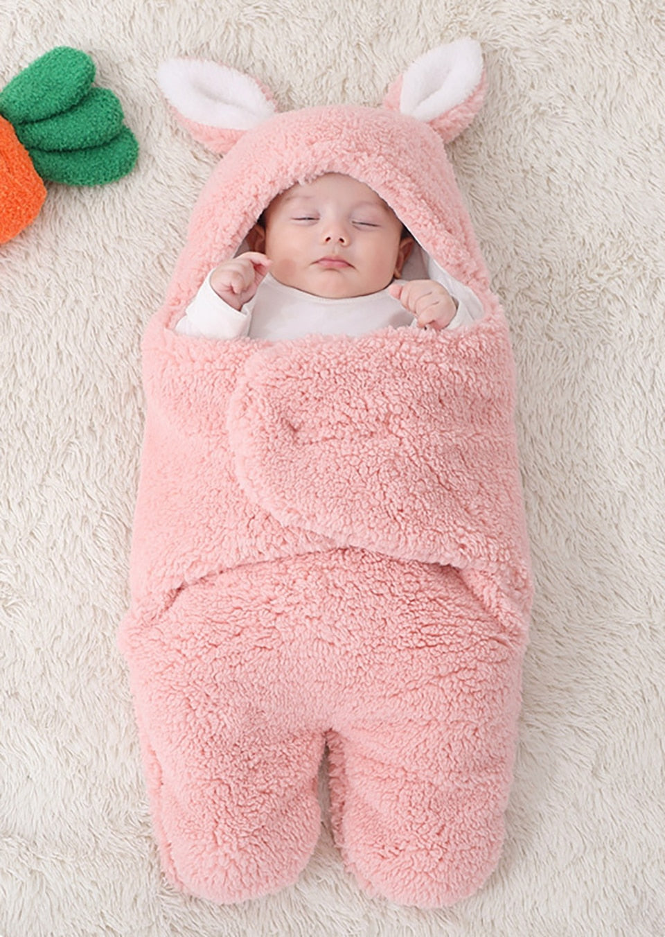 Cute Rabbit Baby Sleeping Bag For Newborn 0- 9 months