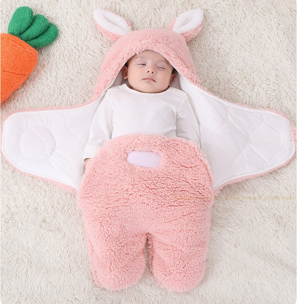 Cute Rabbit Baby Sleeping Bag For Newborn 0- 9 months