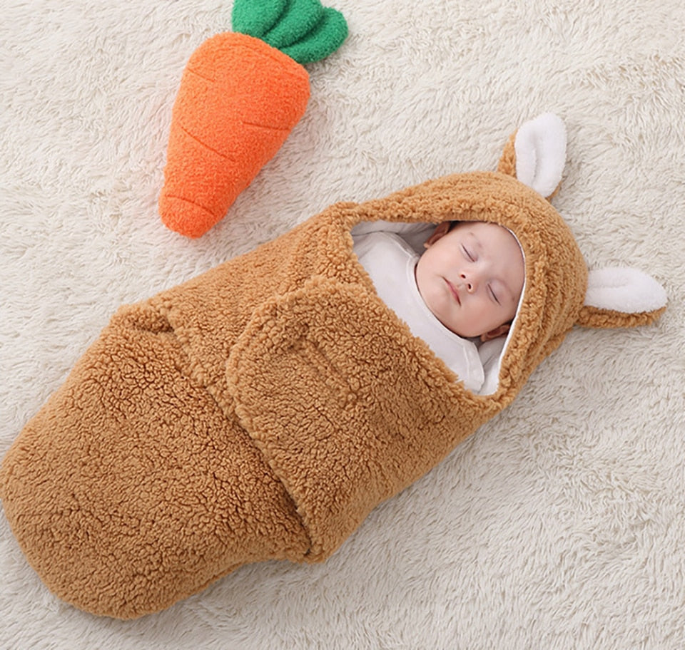 Cute Rabbit Baby Sleeping Bag For Newborn 0- 9 months