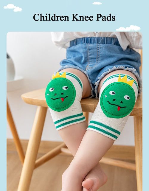 Load image into Gallery viewer, Padded Animal Face Baby Knee Pad Kids Safety Crawling Elbow Cushion
