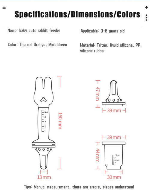 Load image into Gallery viewer, 🔥Baby medicine feeder Liquid Dropper for Infant Newborn 🔥
