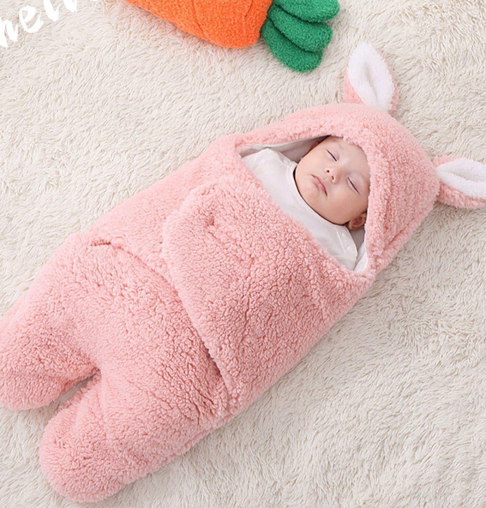 Cute Rabbit Baby Sleeping Bag For Newborn 0- 9 months