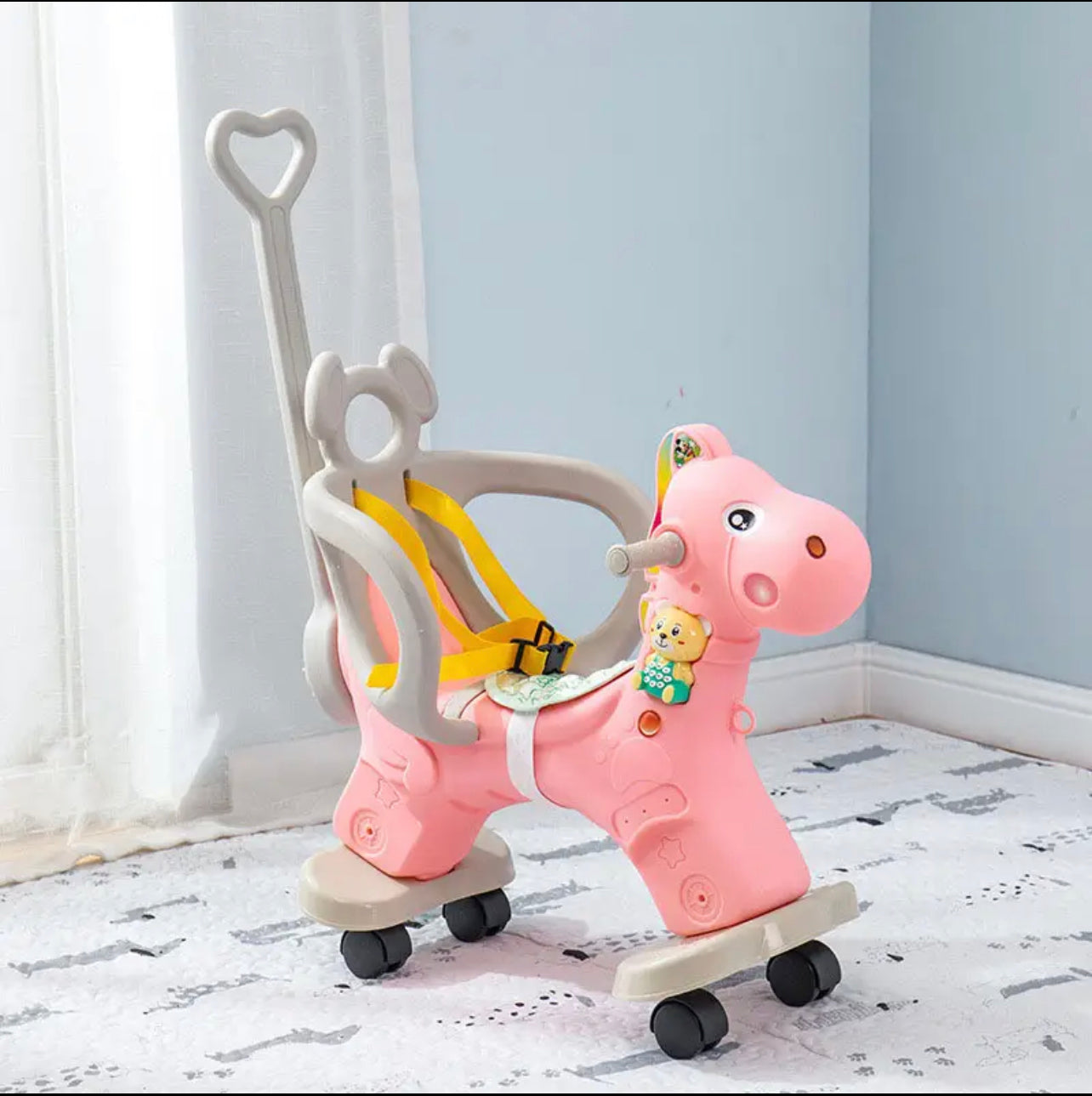 2in1 Kids Stroller Rocking Horse