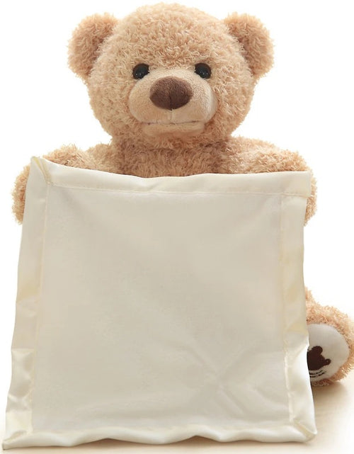 Load image into Gallery viewer, Cute Hide and Seek Peek-A-Boo Singing Teddy Bear
