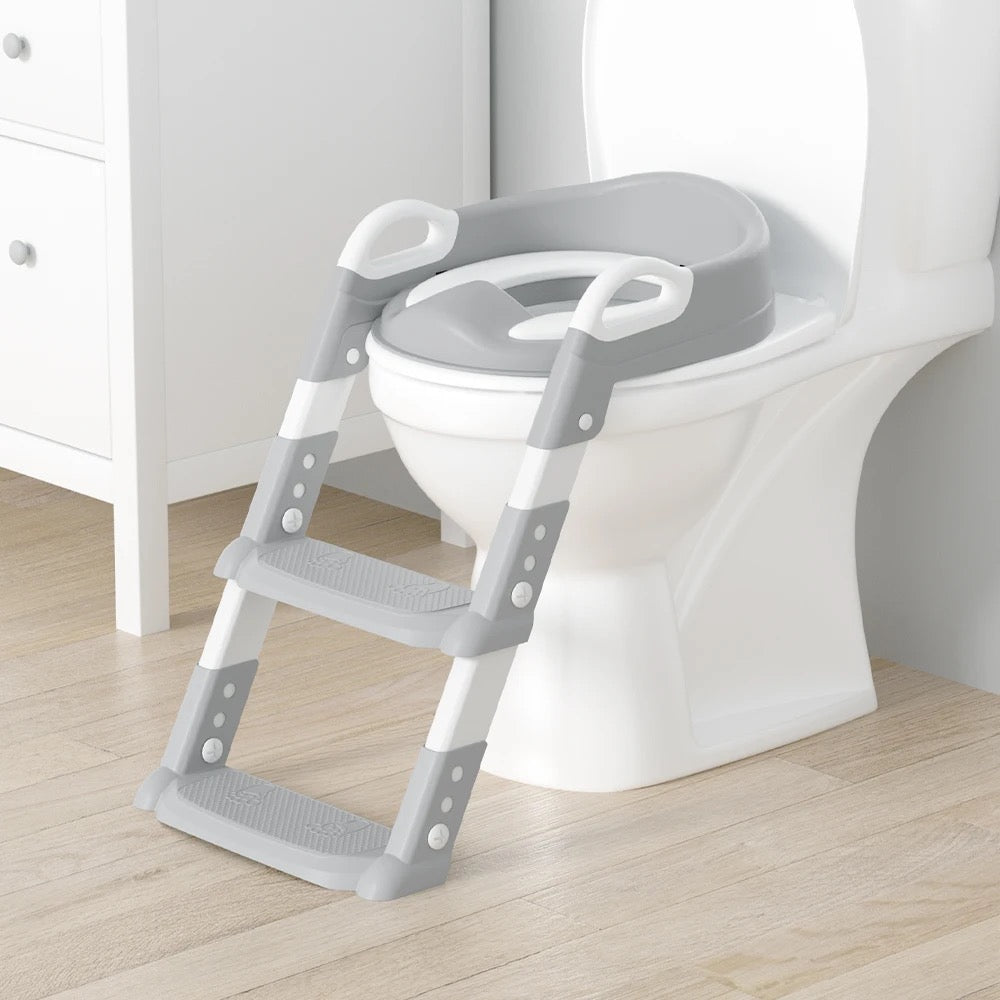 Children Toilet Seat Adjustable Step Stool with Handle