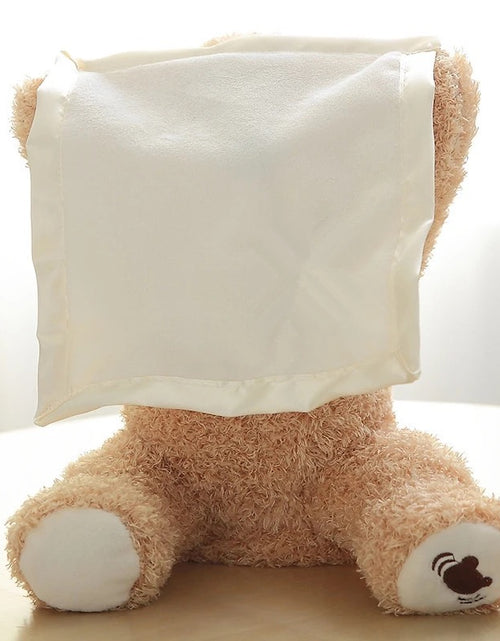 Load image into Gallery viewer, Cute Hide and Seek Peek-A-Boo Singing Teddy Bear
