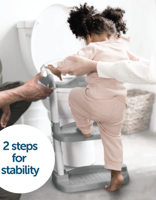 Load image into Gallery viewer, Children Toilet Seat Adjustable Step Stool with Handle
