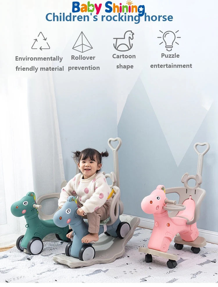 2in1 Kids Stroller Rocking Horse