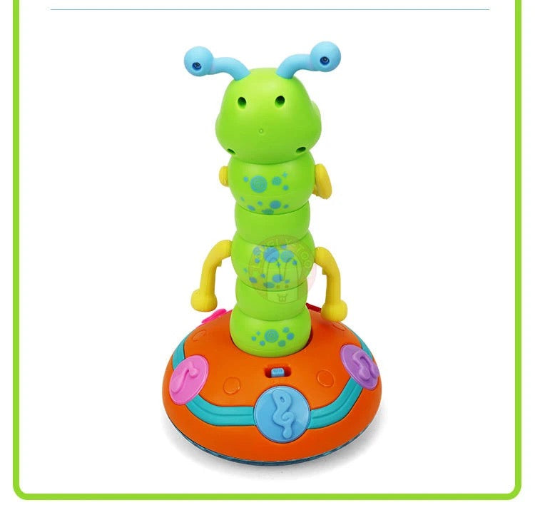 Musical Caterpillar Toy Interactive Singing Twist Worm