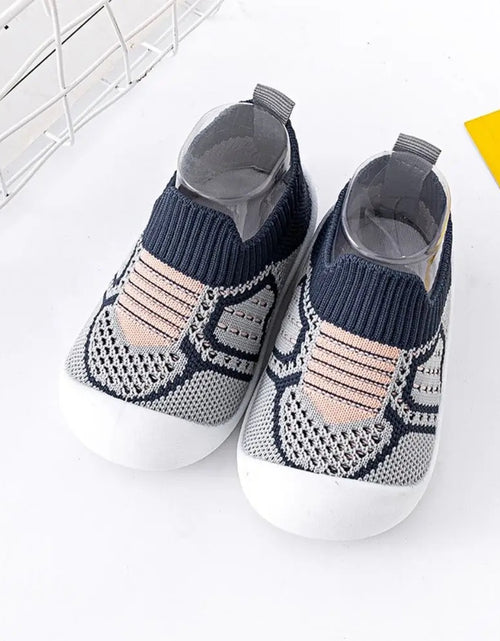 Load image into Gallery viewer, Baby Anti-slip Breathable Soft Bottom Slippers
