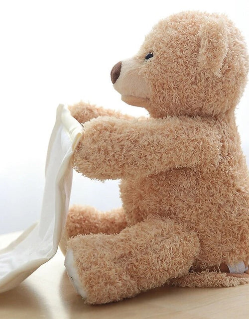 Load image into Gallery viewer, Cute Hide and Seek Peek-A-Boo Singing Teddy Bear
