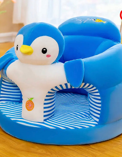 Load image into Gallery viewer, Baby Supportive Cute Plush Sofa Cover Learning to Sit (Only Cover)
