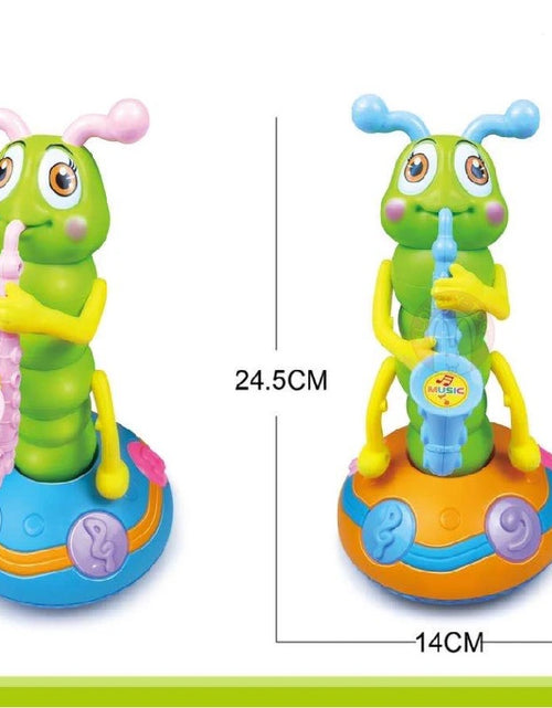 Load image into Gallery viewer, Musical Caterpillar Toy Interactive Singing Twist Worm
