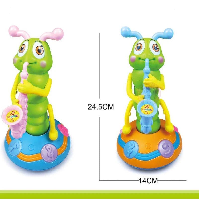 Musical Caterpillar Toy Interactive Singing Twist Worm