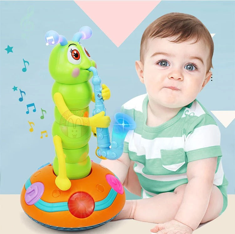 Musical Caterpillar Toy Interactive Singing Twist Worm