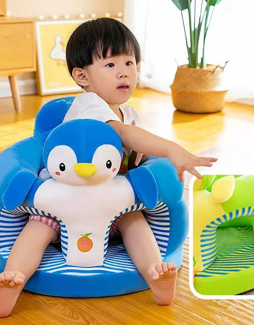 Load image into Gallery viewer, Baby Supportive Cute Plush Sofa Cover Learning to Sit (Only Cover)
