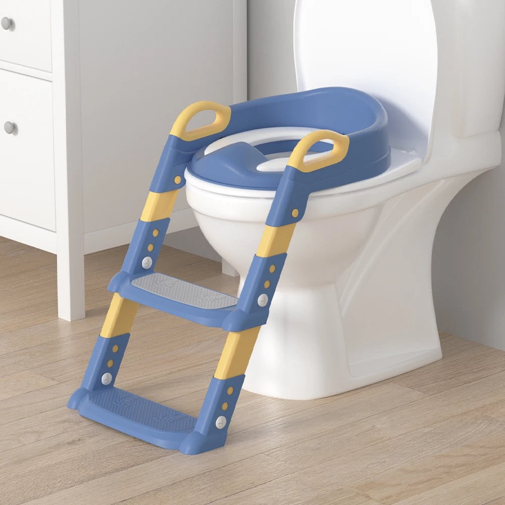 Children Toilet Seat Adjustable Step Stool with Handle