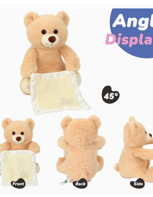 Load image into Gallery viewer, Cute Hide and Seek Peek-A-Boo Singing Teddy Bear
