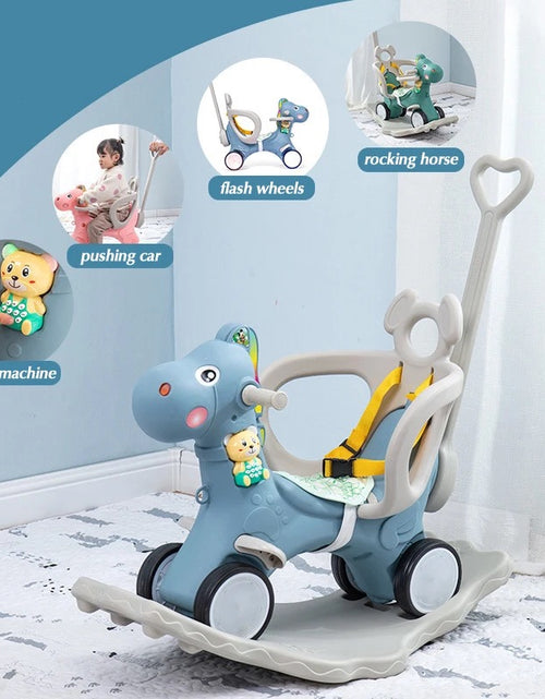 Load image into Gallery viewer, 2in1 Kids Stroller Rocking Horse
