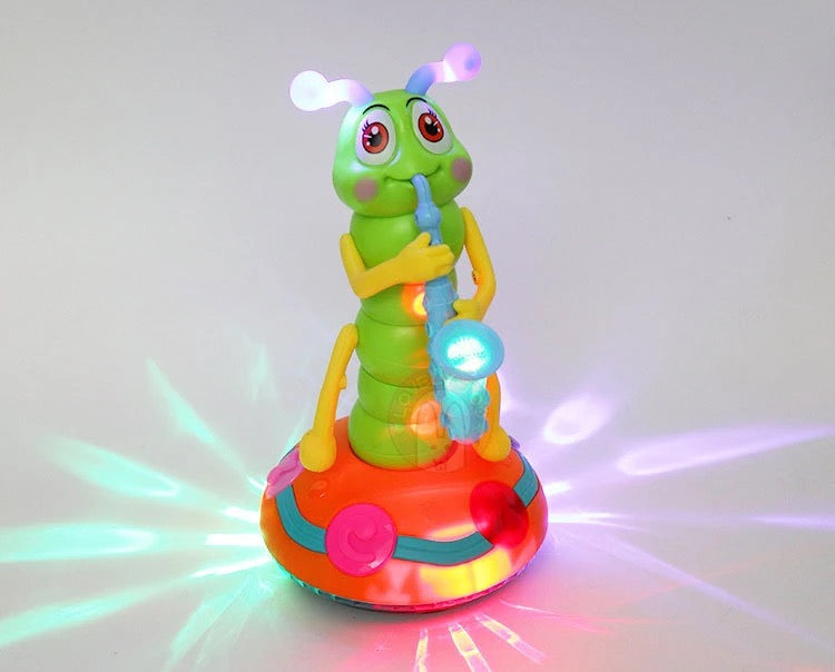 Musical Caterpillar Toy Interactive Singing Twist Worm