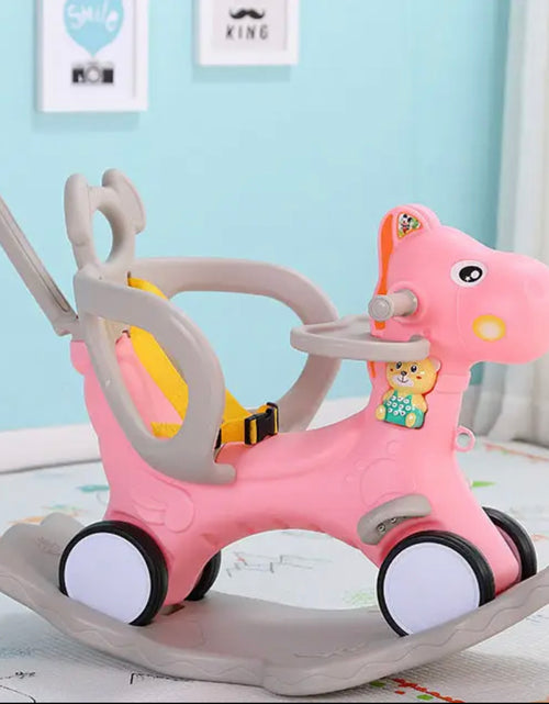 Load image into Gallery viewer, 2in1 Kids Stroller Rocking Horse
