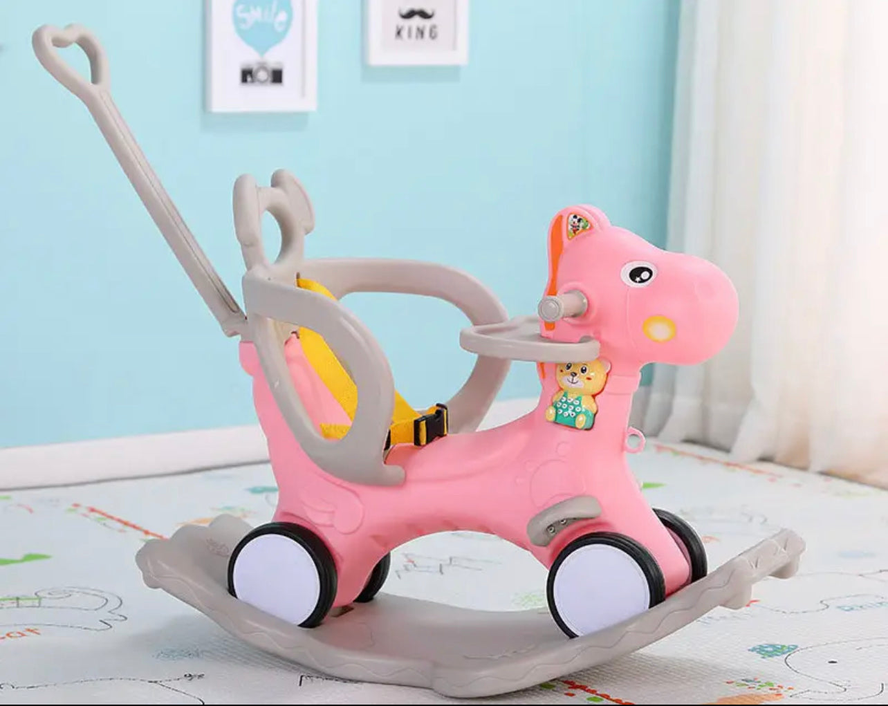 2in1 Kids Stroller Rocking Horse