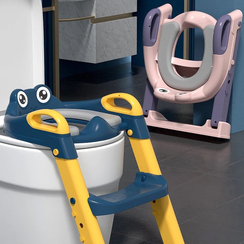 Children Toilet Seat Adjustable Step Stool with Handle