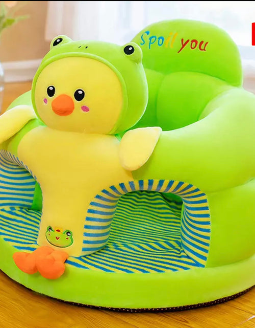 Load image into Gallery viewer, Baby Supportive Cute Plush Sofa Cover Learning to Sit (Only Cover)
